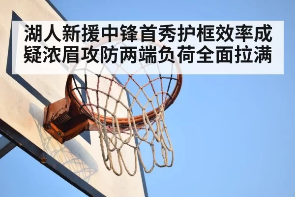 湖人新援中锋首秀护框效率成疑浓眉攻防两端负荷全面拉满
